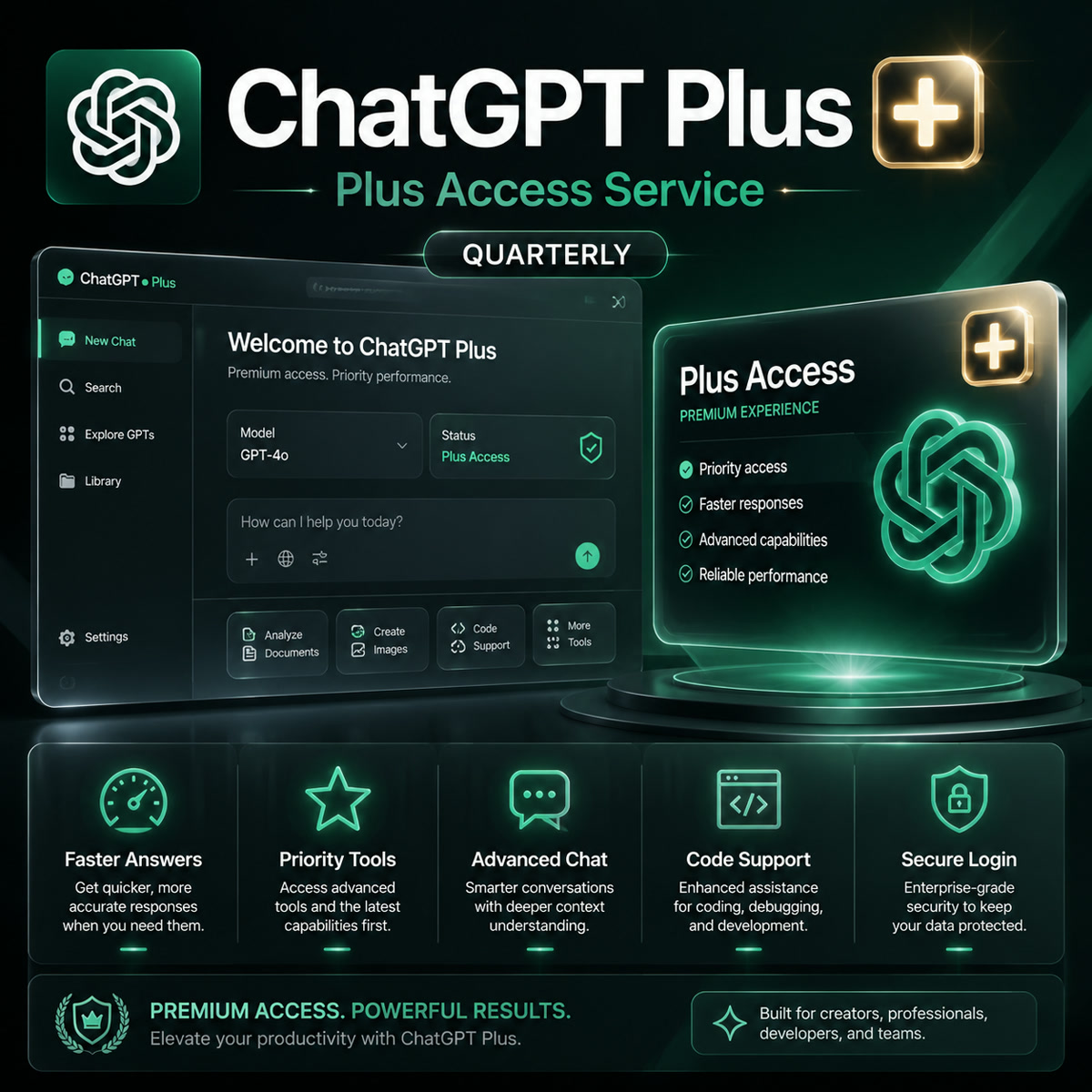 ChatGPT Plus Access Service