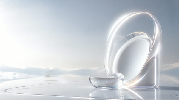 Soft holographic abstract visual