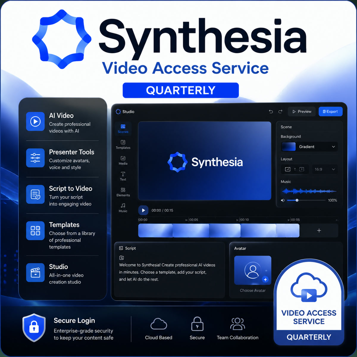 Synthesia Video Access Service